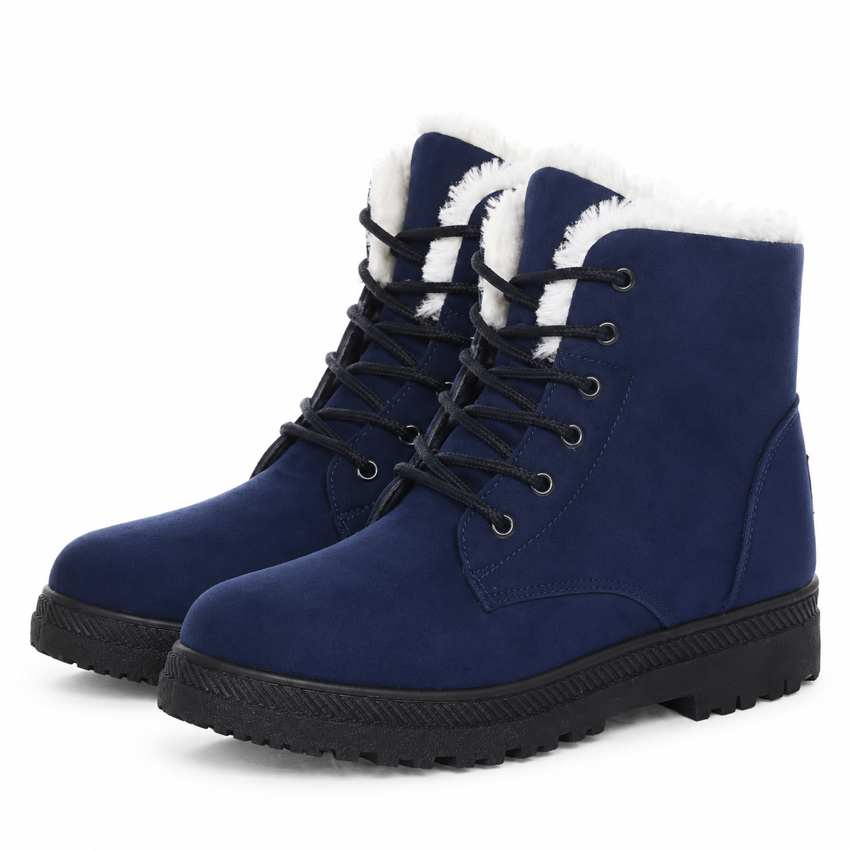Dames Hoge Winterlaarzen Warm Gevoerd Isolerend Antislip Lichtgewicht