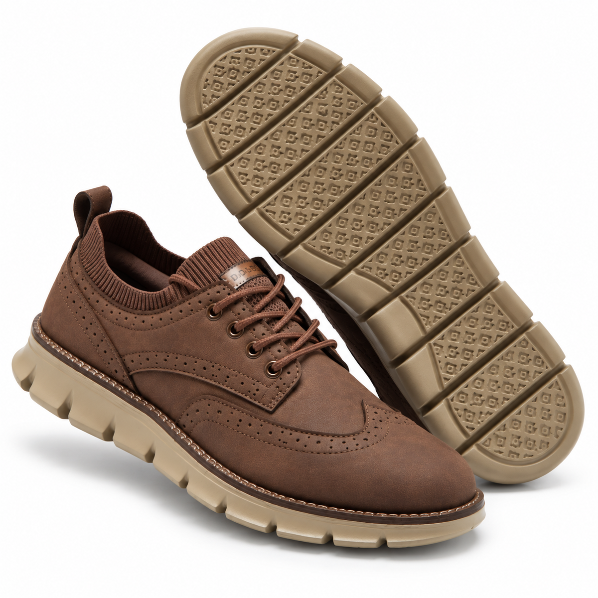 Heren Orthopedische Veterschoenen Dikke Zool Lichtgewicht Casual