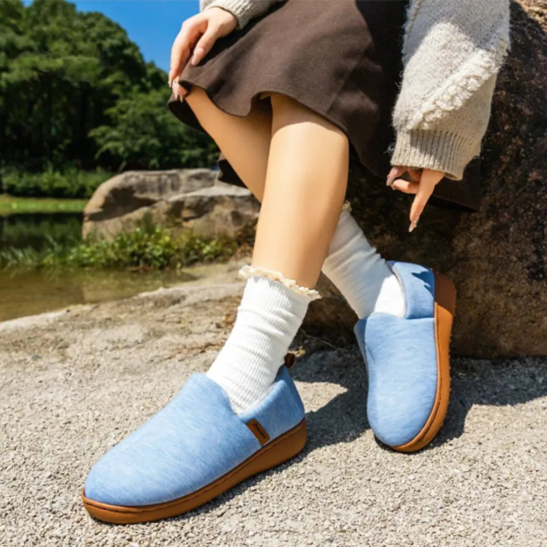 SoleWalk™ | Pantoffels met Harde Zool & Fleece Voering