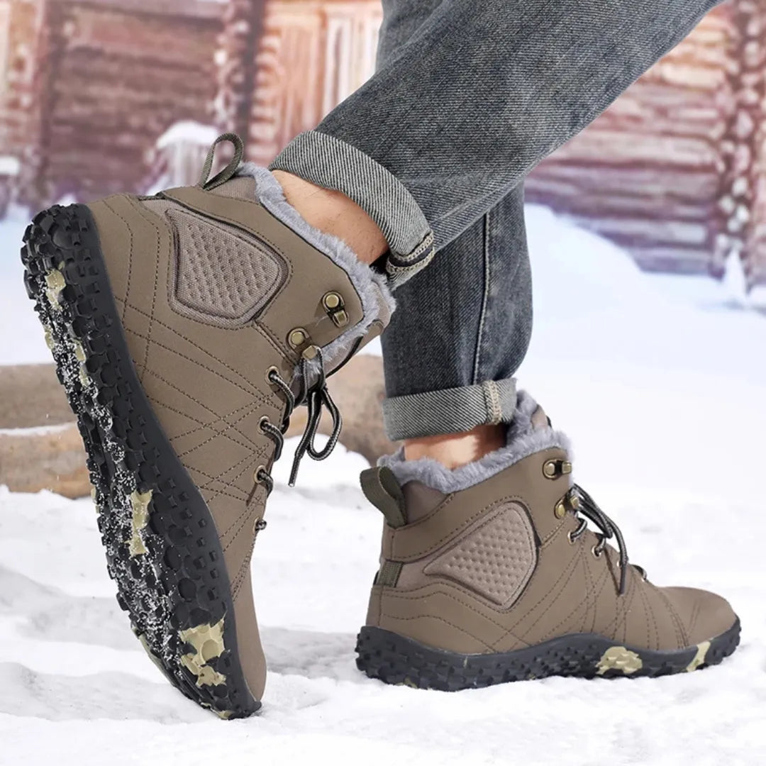 Dames Heren Barefoot Wandelschoenen Gevoerd Flexibele Zool Lichtgewicht Winter