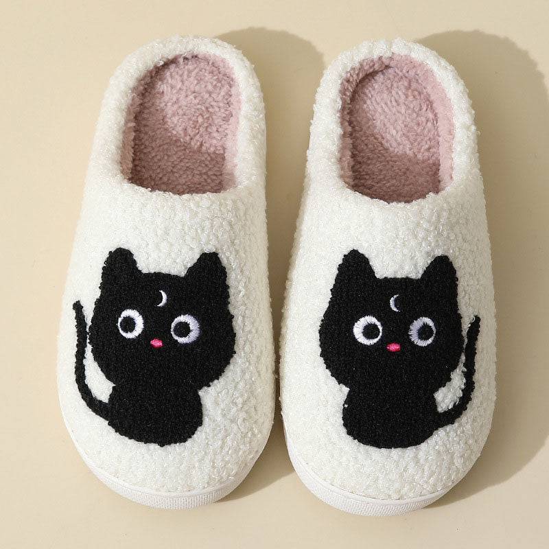Pantoffels Dierontwerp Warme Voering Katoenen Antislip Zool Winter Unisex