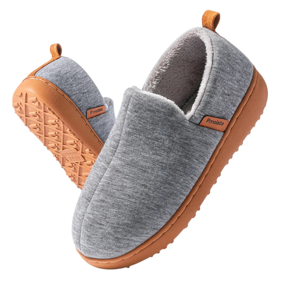SoleWalk™ | Pantoffels met Harde Zool & Fleece Voering
