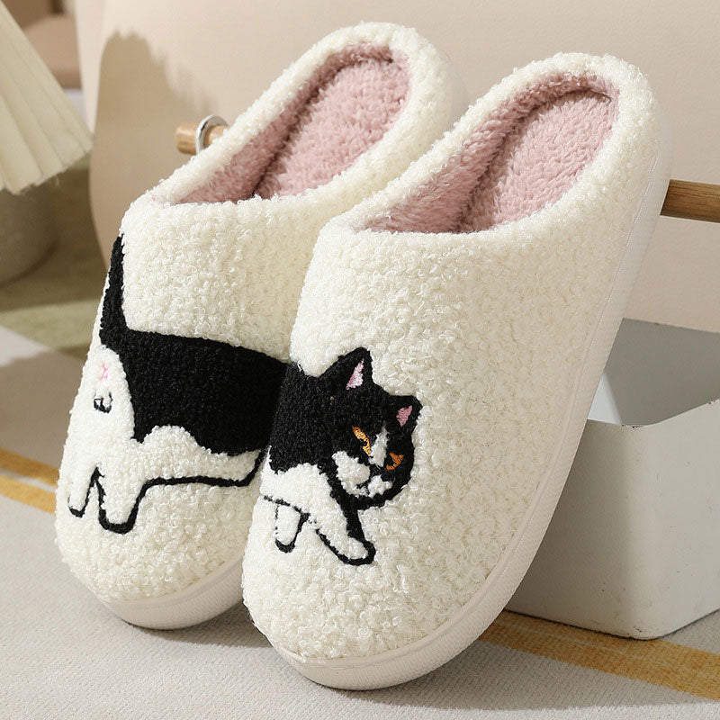 Pantoffels Dierontwerp Warme Voering Katoenen Antislip Zool Winter Unisex