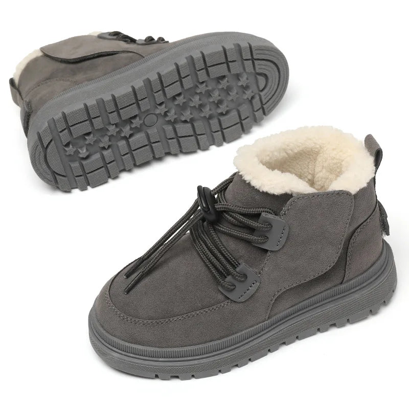 Meisjes Winterlaarsjes Suède Pluche Voering Antislip Flexibel Lichtgewicht