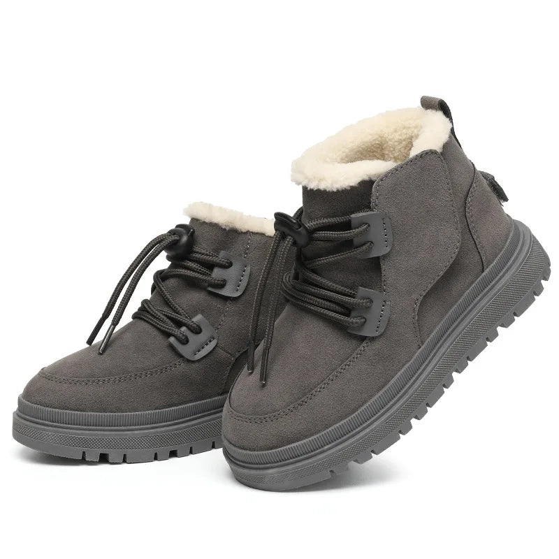 Meisjes Winterlaarsjes Suède Pluche Voering Antislip Flexibel Lichtgewicht