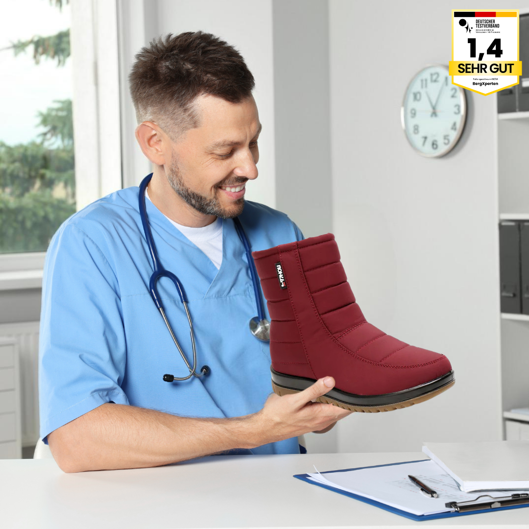 Gevoerde winterlaarzen dames - Warm, waterdicht en comfortabel - OrthoTerm