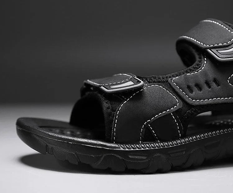 Heren Sandalen Klittenband Dikke Zool Verstelbaar Ademend Antislip Zomer