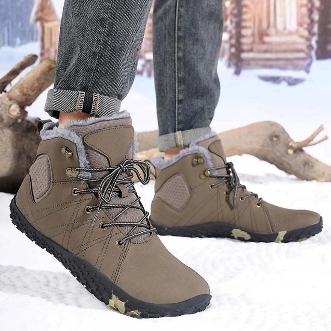 Dames Heren Barefoot Wandelschoenen Gevoerd Flexibele Zool Lichtgewicht Winter
