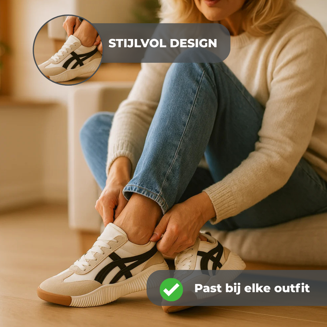 Dames Comfortabele Lichtgewicht Sneakers met Zachte Demping en Ademend Ontwerp