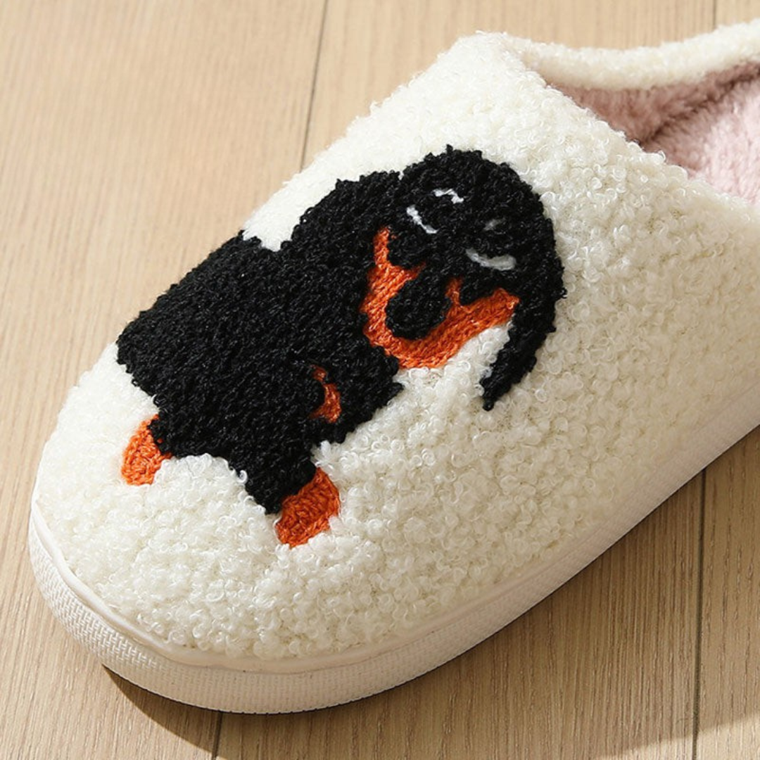 Pantoffels Dierontwerp Warme Voering Katoenen Antislip Zool Winter Unisex
