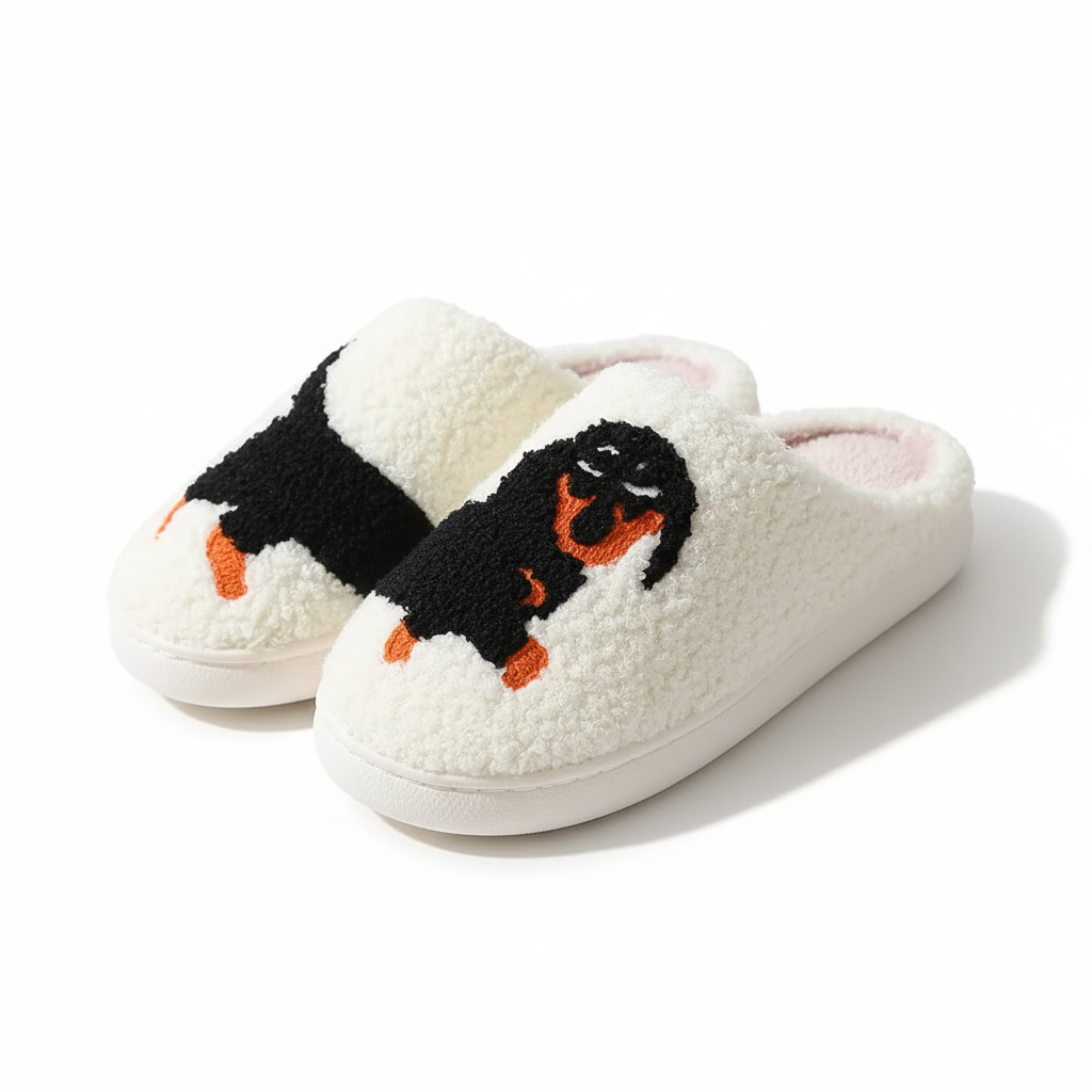 Pantoffels Dierontwerp Warme Voering Katoenen Antislip Zool Winter Unisex