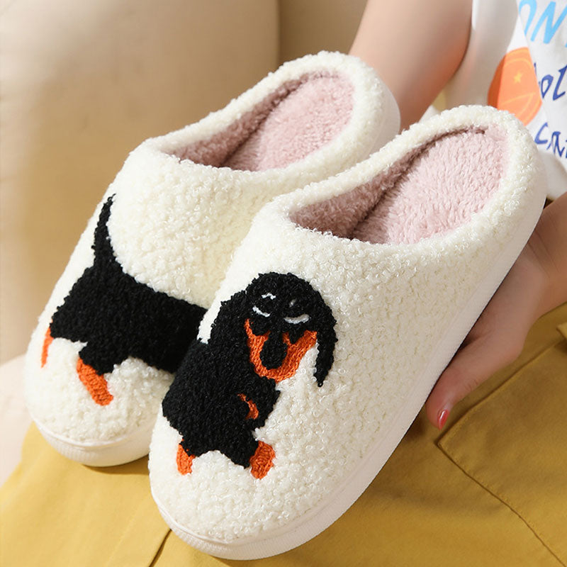 Pantoffels Dierontwerp Warme Voering Katoenen Antislip Zool Winter Unisex