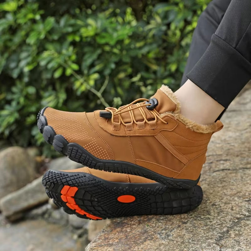 Barefoot Winter Wandelschoenen Fleece Voering Waterafstotend Antislip Buiten