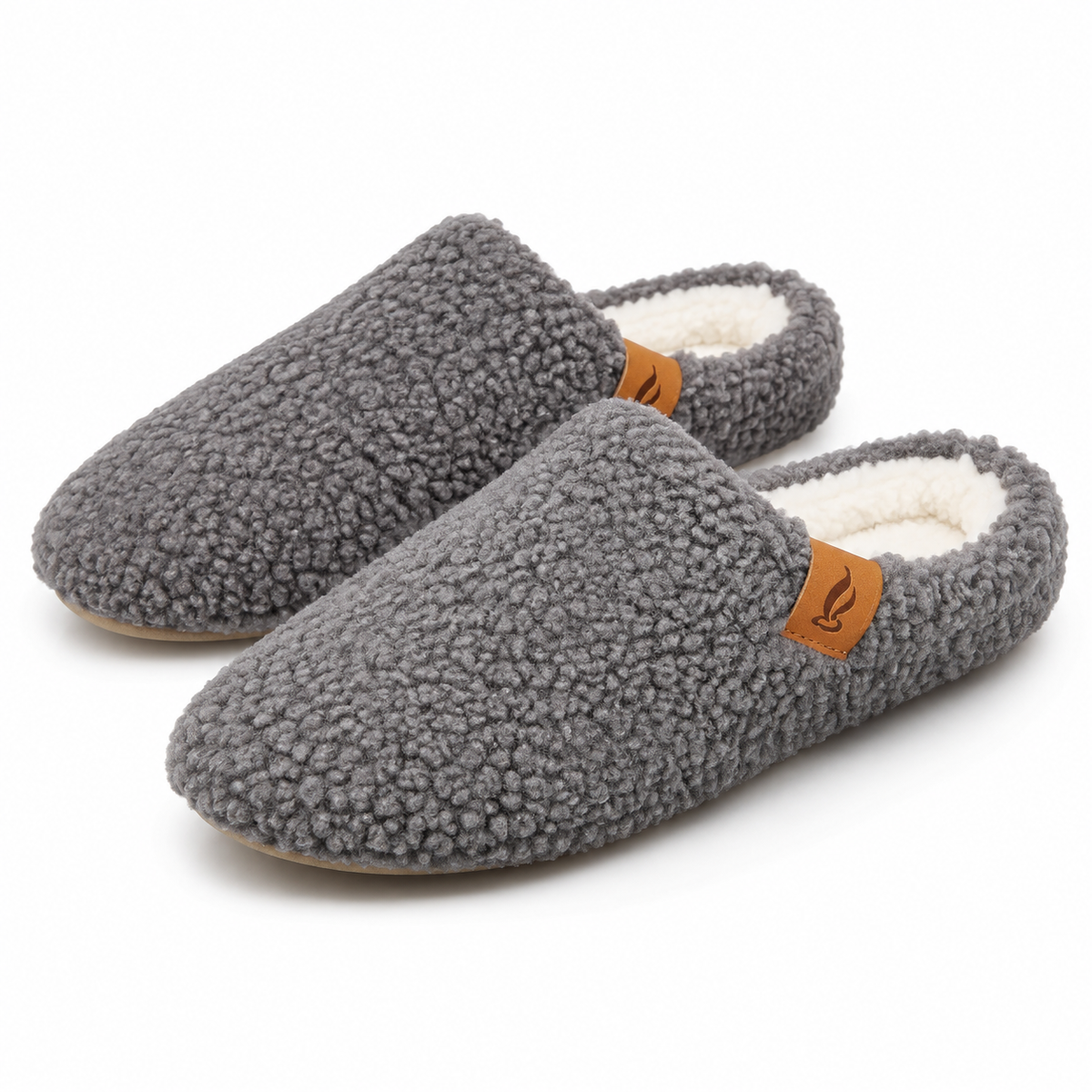 Dames Heren Gevoerde Huisslippers Pluche Voering Antislip Dempend Lichtgewicht Winter