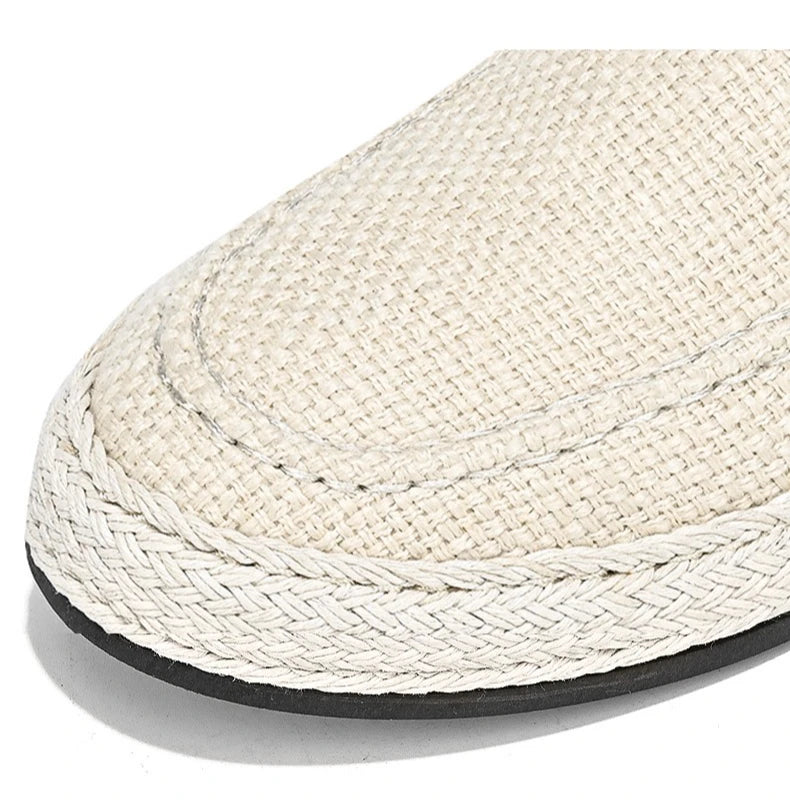 Heren Canvas Instappers Stevig Voetbed Casual Strand Zomer