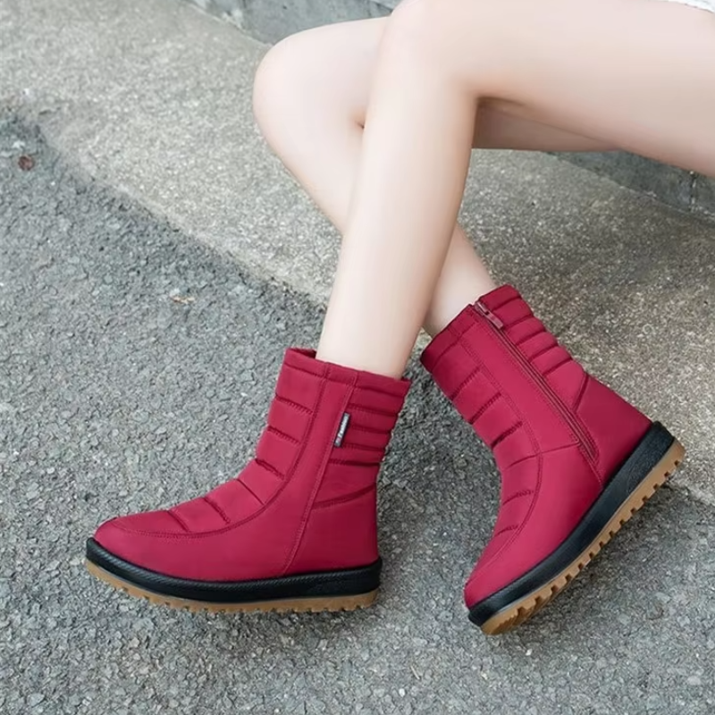 Dames Winterschoenen Thermovoering Breed Antislip Flexibel Lichtgewicht