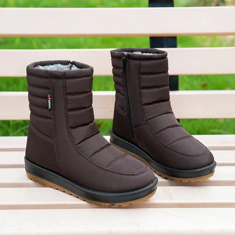 Gevoerde winterlaarzen dames - Warm, waterdicht en comfortabel - OrthoTerm