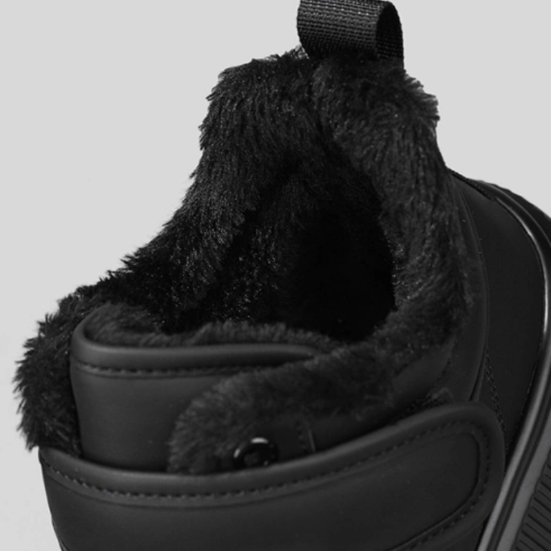 Dames Heren Winter Enkelboots Extra Breed Klittenband Pluche Voering Platform