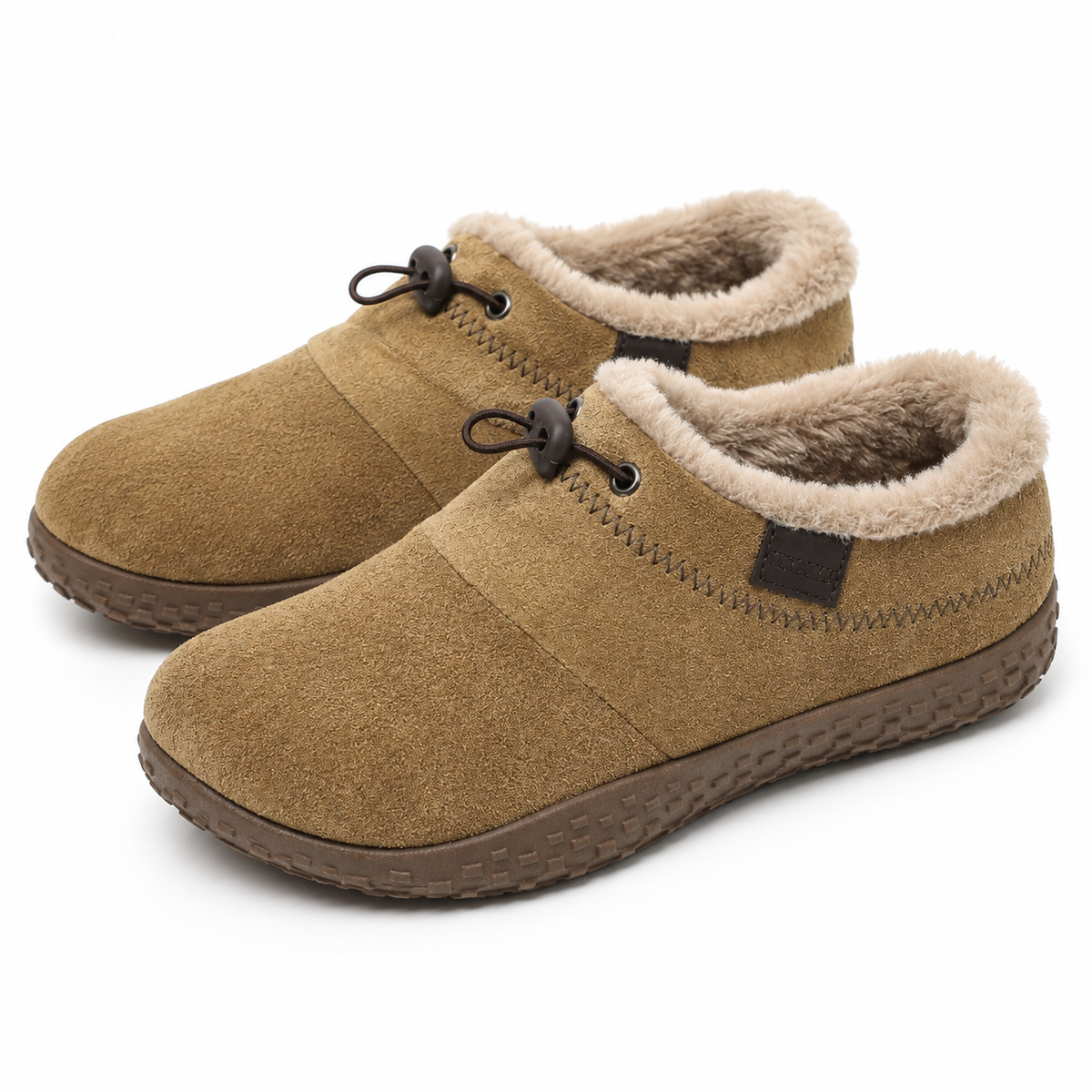 Dames Warme Pantoffels Elastisch Aantrekbaar Pluche Voering Winter