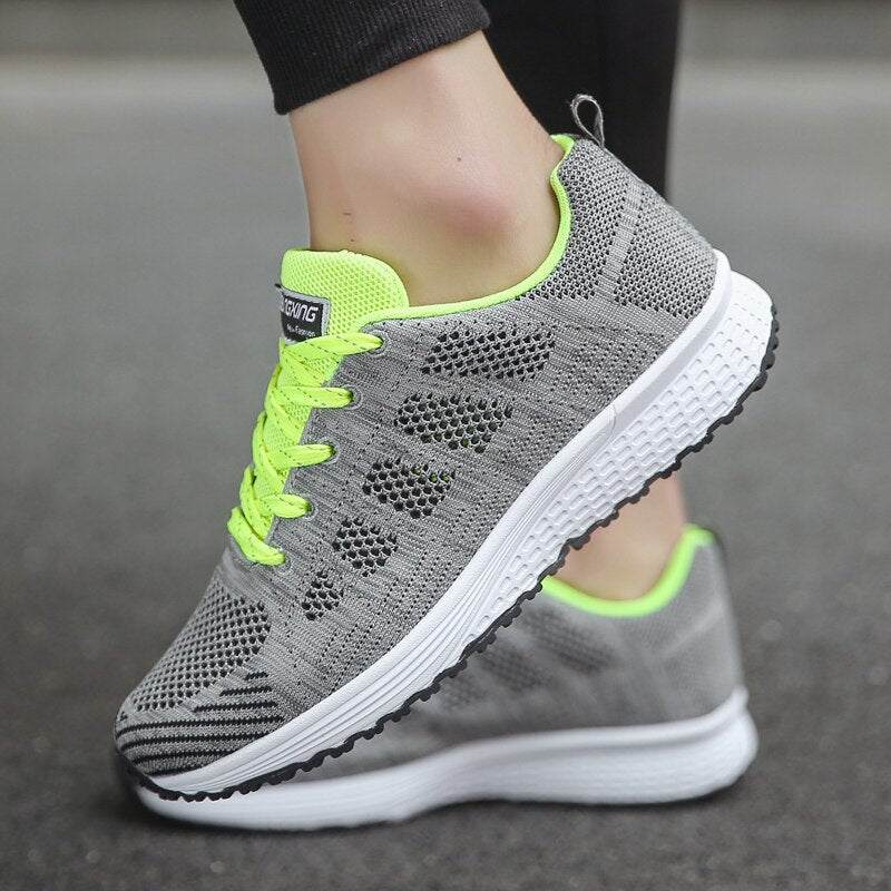 Dames Fitness Schoenen Lichtgewicht Ademend Dempende Zool