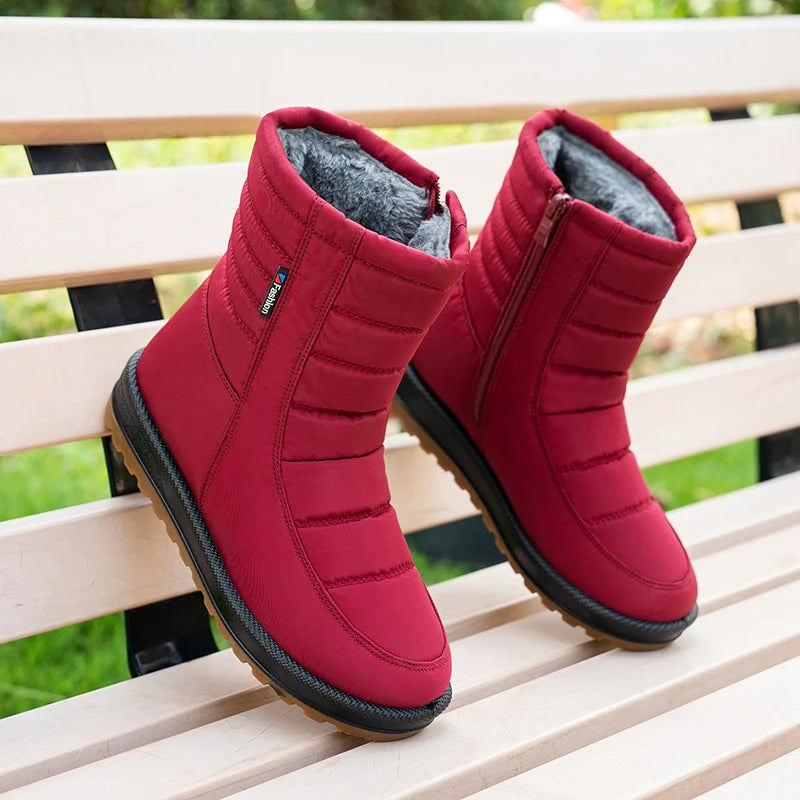 Gevoerde winterlaarzen dames - Warm, waterdicht en comfortabel - OrthoTerm