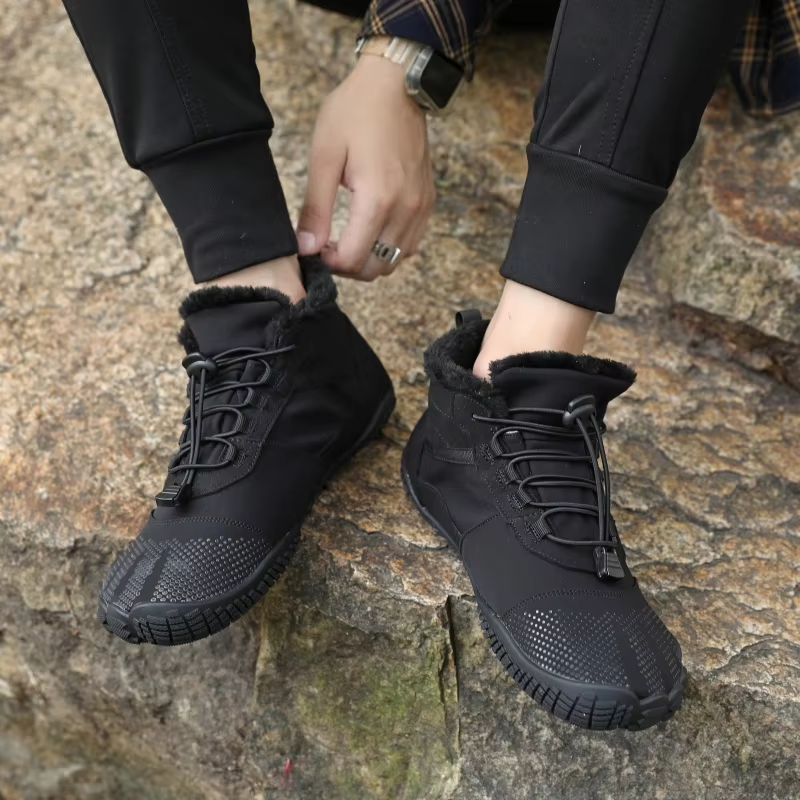 Barefoot Winter Wandelschoenen Fleece Voering Waterafstotend Antislip Buiten