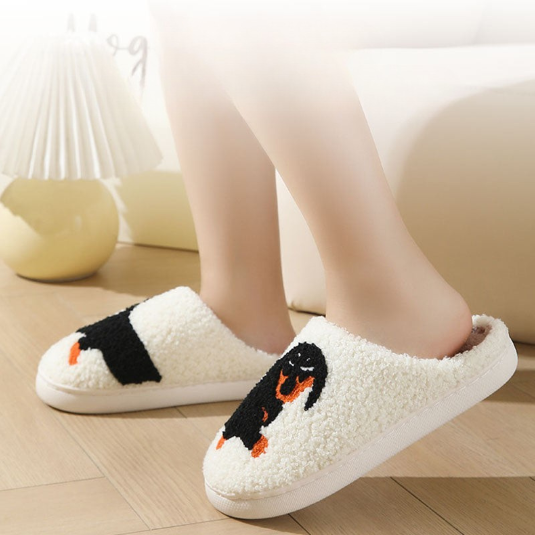Pantoffels Dierontwerp Warme Voering Katoenen Antislip Zool Winter Unisex