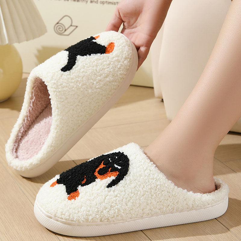 Pantoffels Dierontwerp Warme Voering Katoenen Antislip Zool Winter Unisex