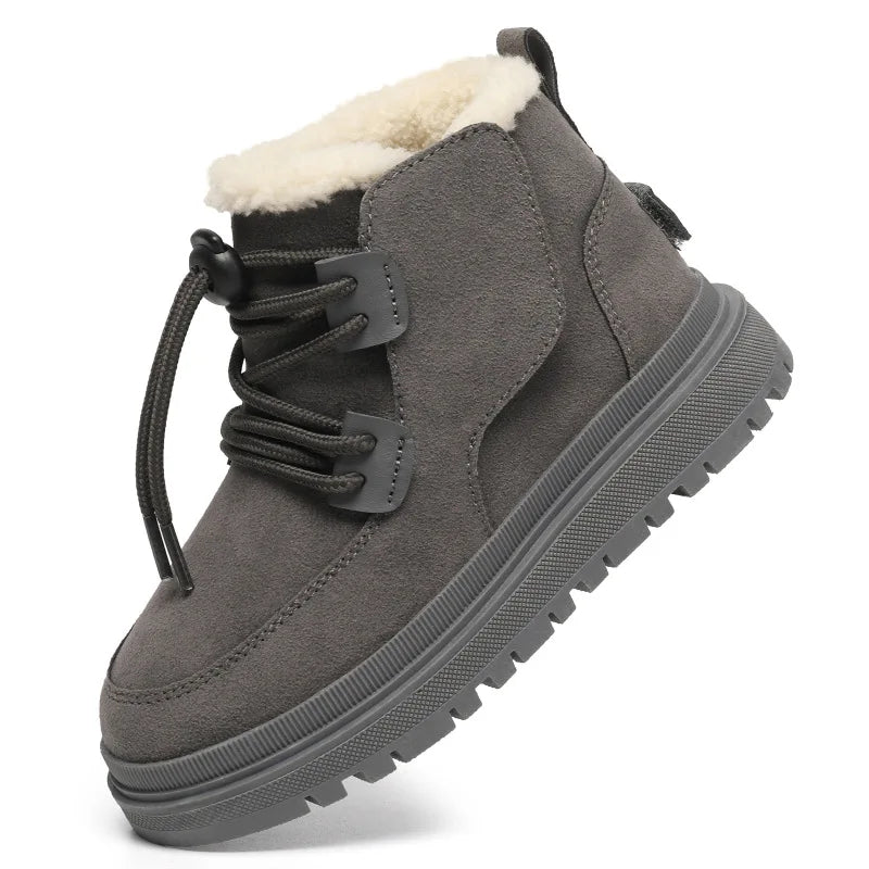 Meisjes Winterlaarsjes Suède Pluche Voering Antislip Flexibel Lichtgewicht