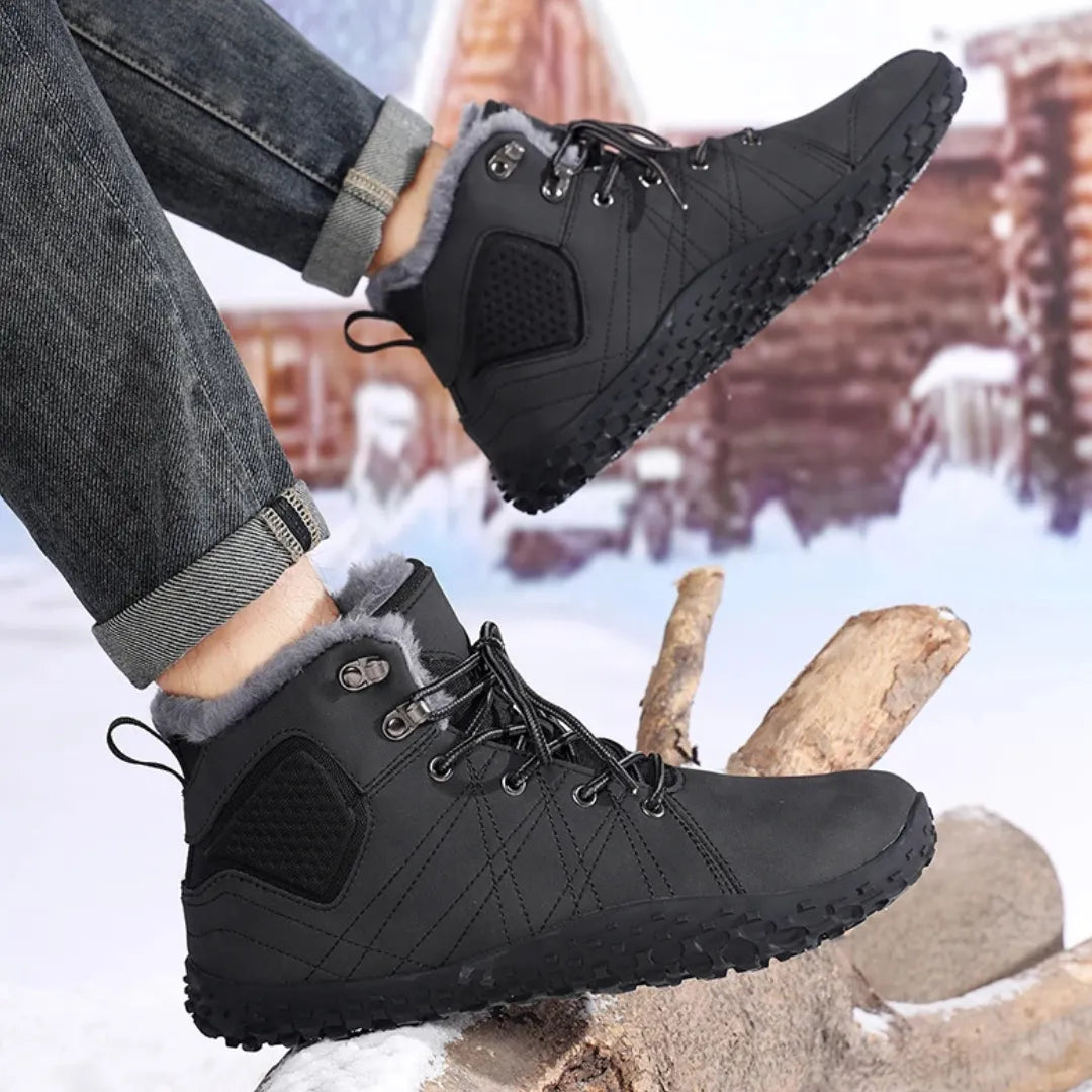 Dames Heren Barefoot Wandelschoenen Gevoerd Flexibele Zool Lichtgewicht Winter
