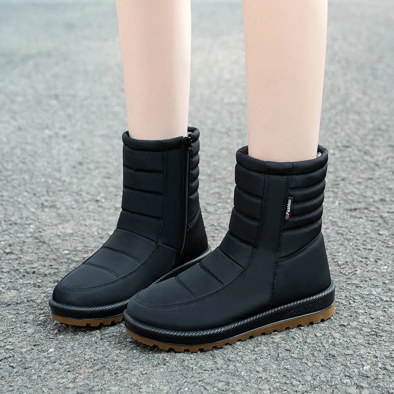 Gevoerde winterlaarzen dames - Warm, waterdicht en comfortabel - OrthoTerm