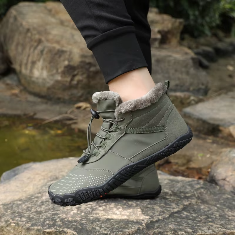 Barefoot Winter Wandelschoenen Fleece Voering Waterafstotend Antislip Buiten