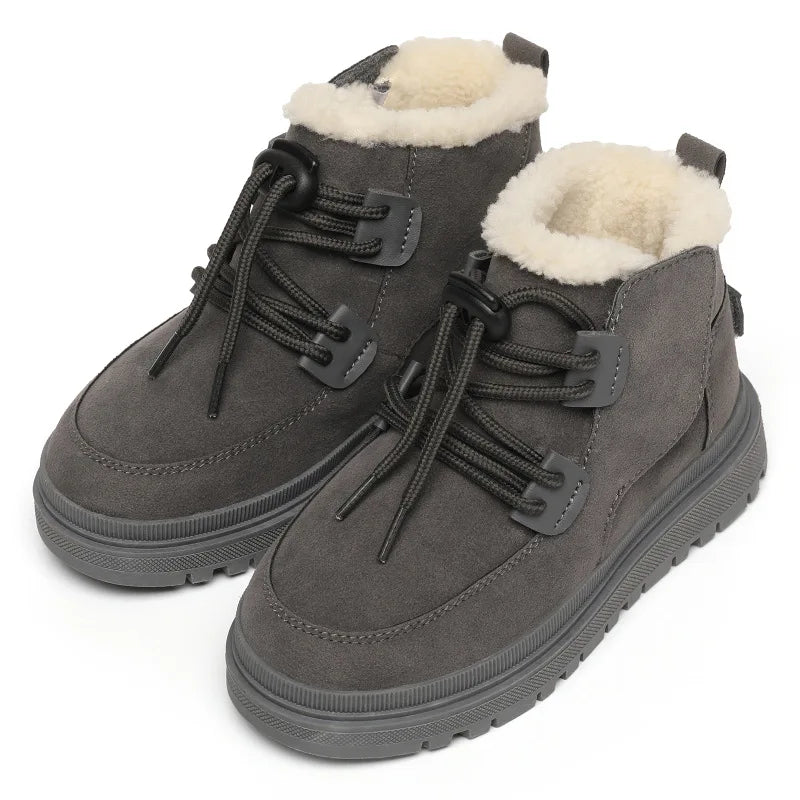 Meisjes Winterlaarsjes Suède Pluche Voering Antislip Flexibel Lichtgewicht