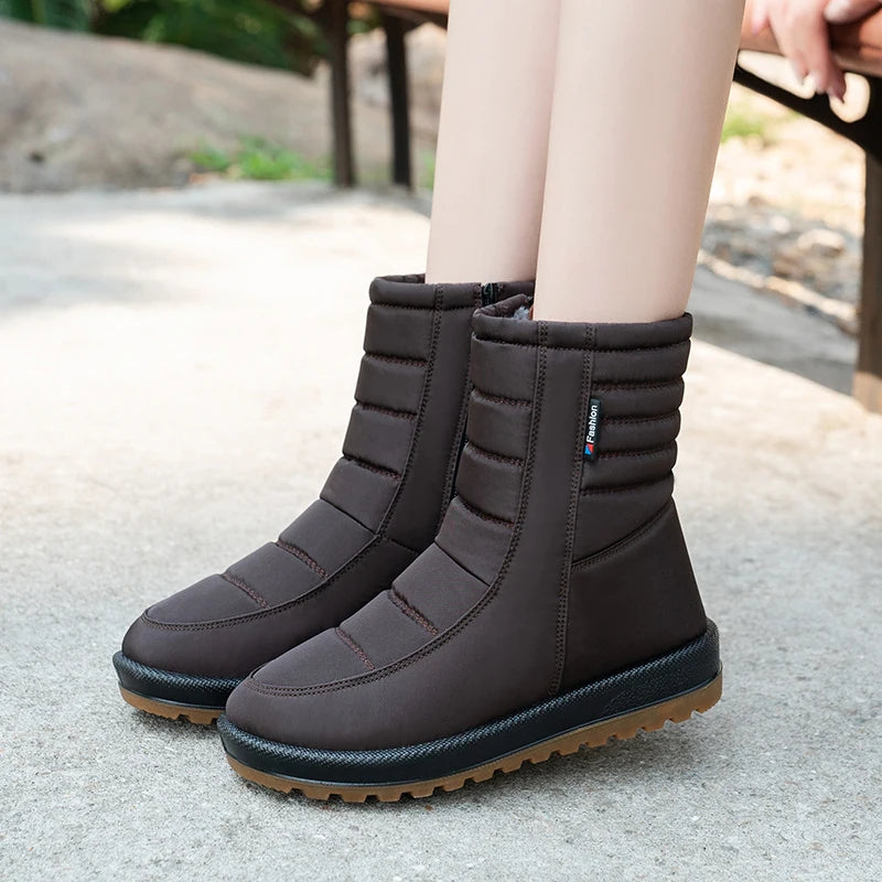 Gevoerde winterlaarzen dames - Warm, waterdicht en comfortabel - OrthoTerm