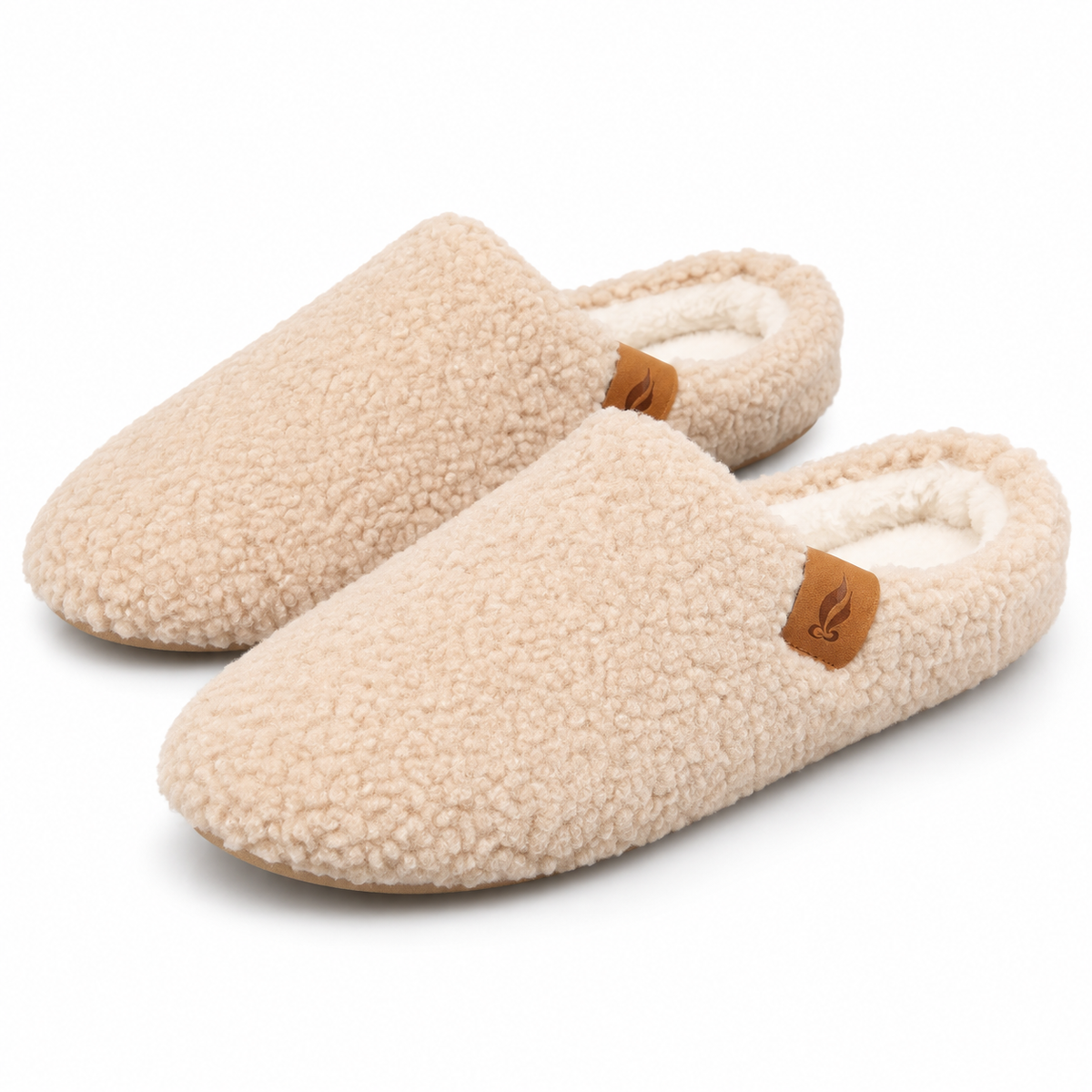 Dames Heren Gevoerde Huisslippers Pluche Voering Antislip Dempend Lichtgewicht Winter