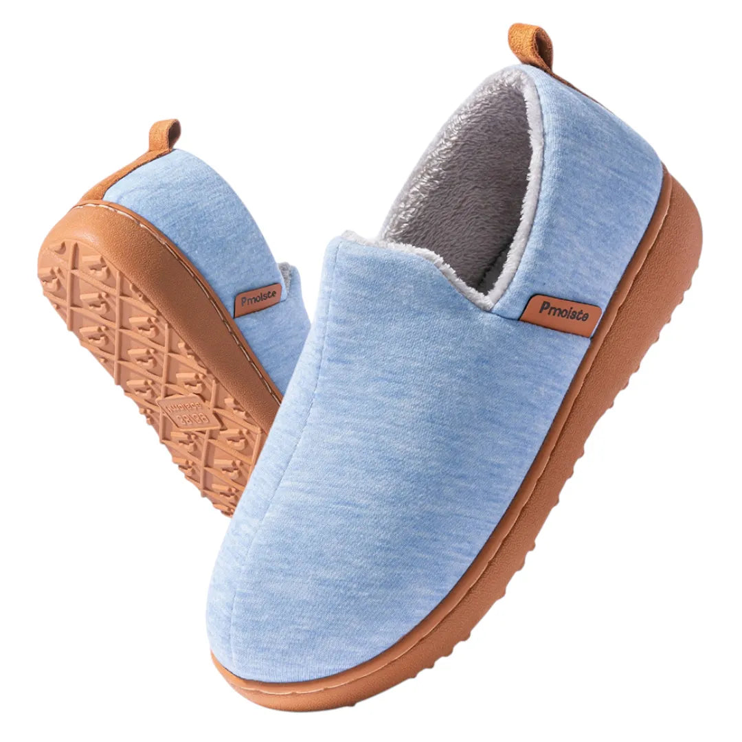 SoleWalk™ | Pantoffels met Harde Zool & Fleece Voering