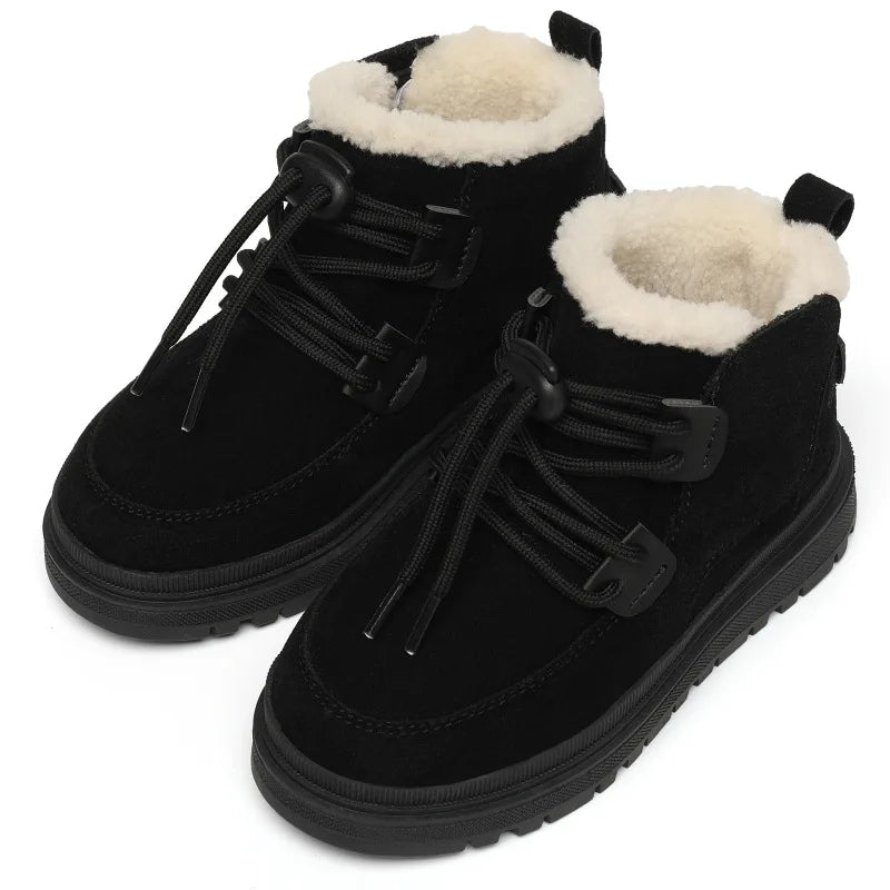 Meisjes Winterlaarsjes Suède Pluche Voering Antislip Flexibel Lichtgewicht