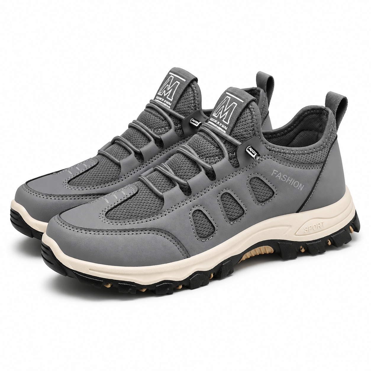 Heren Wandelschoenen Lichtgewicht Ademend Mesh met Elastische Veters Zomer