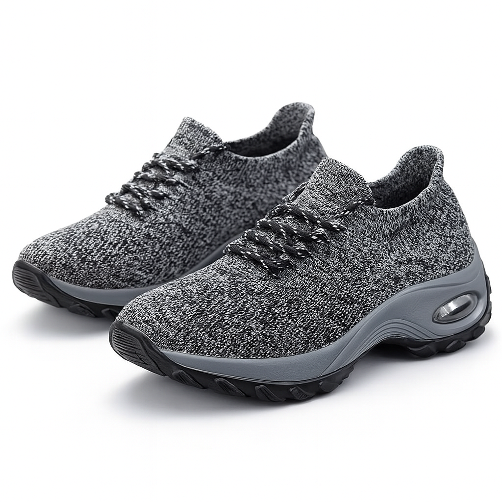 Dames Comfortabele Lichtgewicht Comfortschoenen met Zachte Demping en Antislip Zool