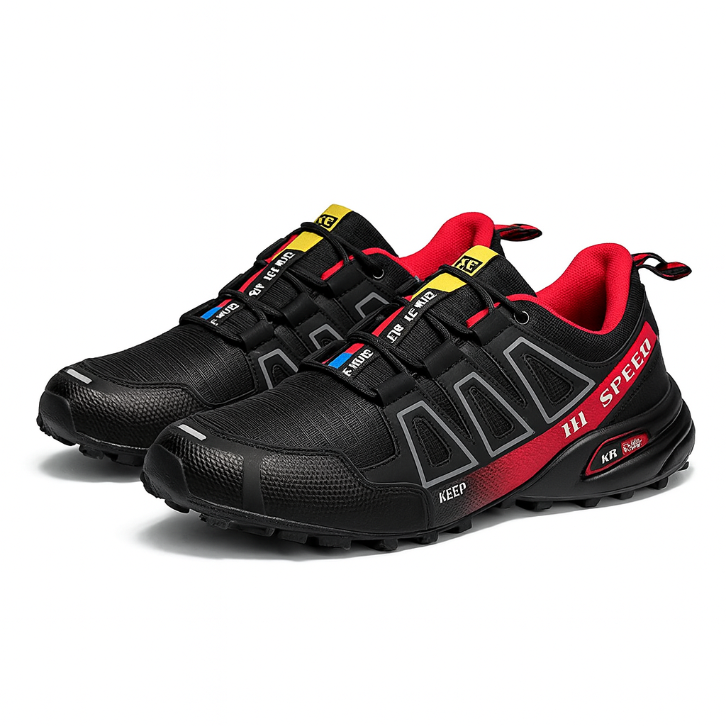 Heren Lage Lichtgewicht Waterdichte Wandelschoenen met Gripvaste Zool en Ademend Ontwerp