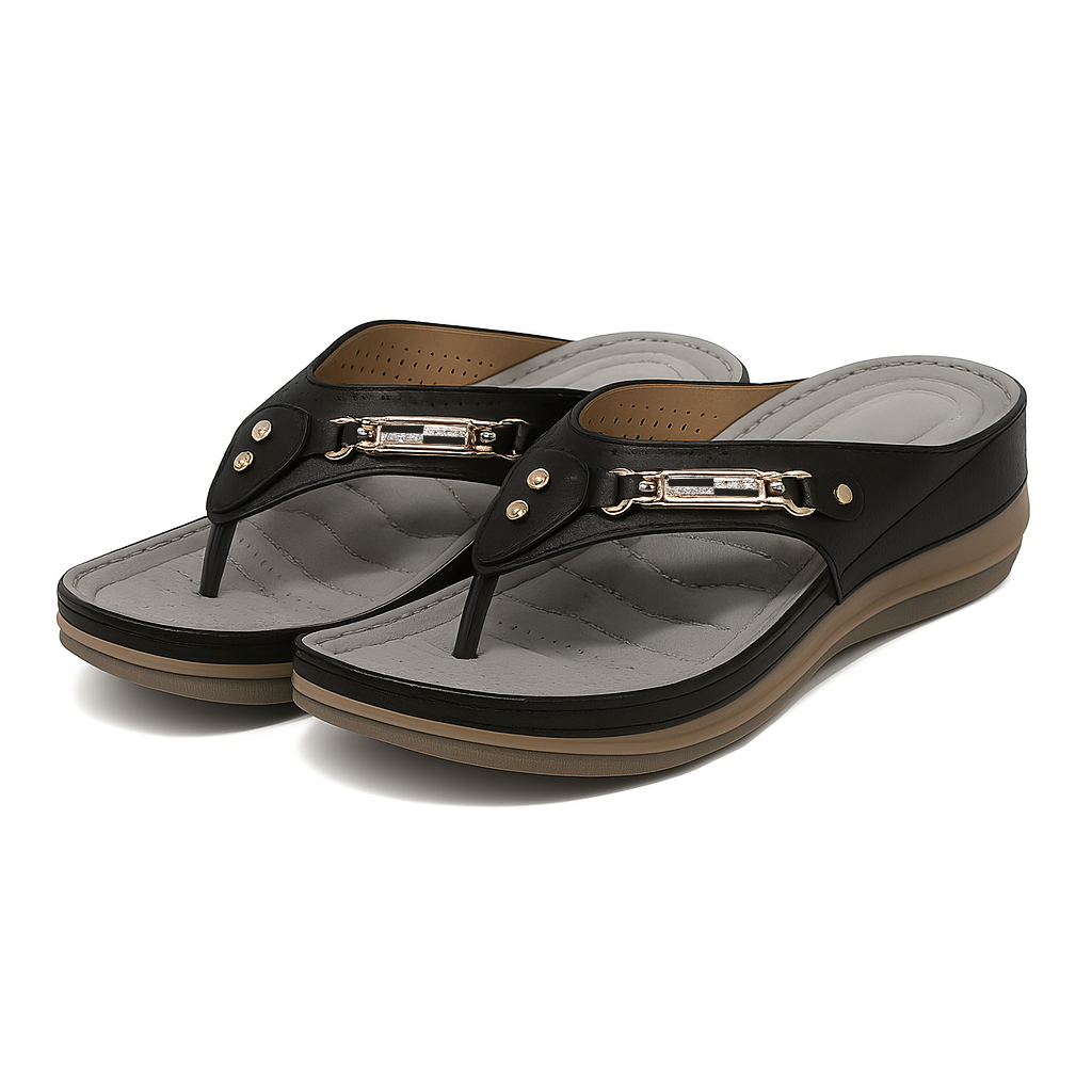 Dames Teenslippers Ergonomische Zool Zachte Teenscheiding Lichtgewicht Zomer