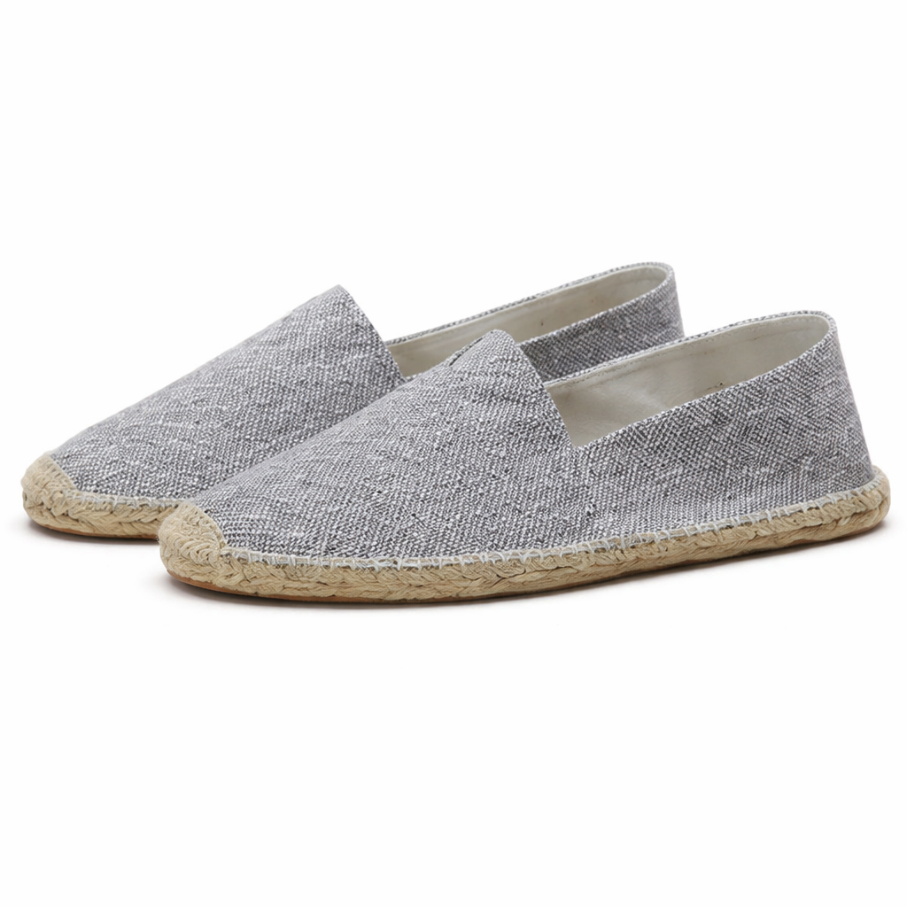 Heren Canvas Espadrilles – Ademende Slip-On Schoenen voor Lente en Zomer
