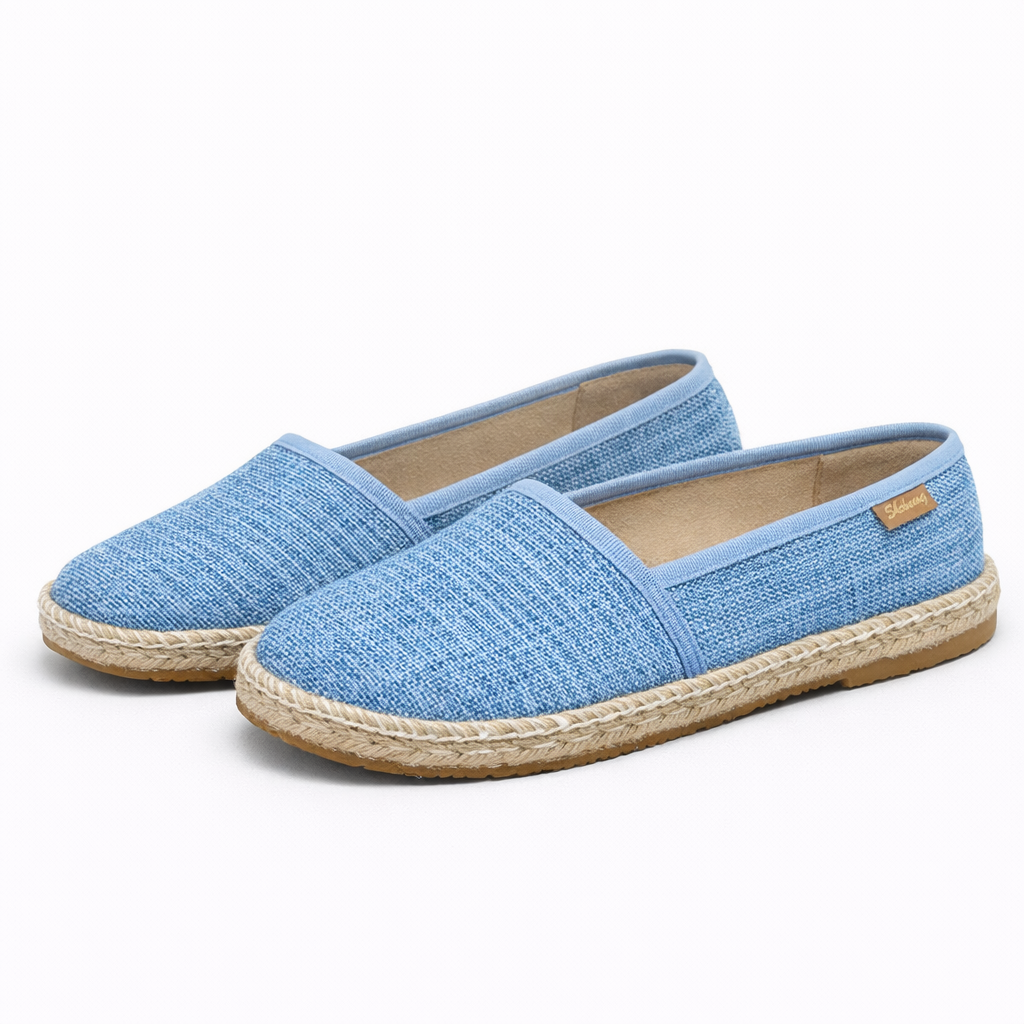 Dames Canvas Espadrilles – Ademende Platte Schoenen met Antislip Zool voor Lente en Zomer