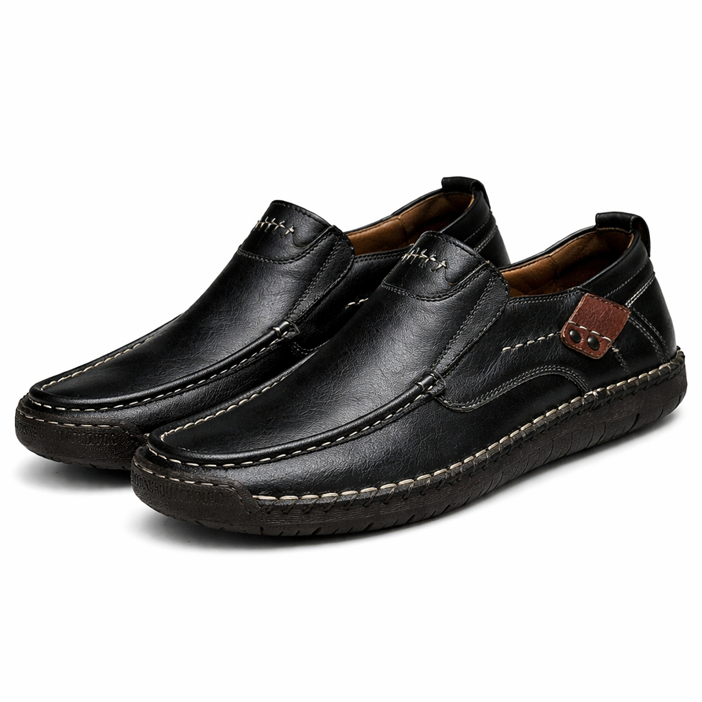 Heren Slip-on Loafers – Ademende Slip-On Italiaanse Rijschoenen