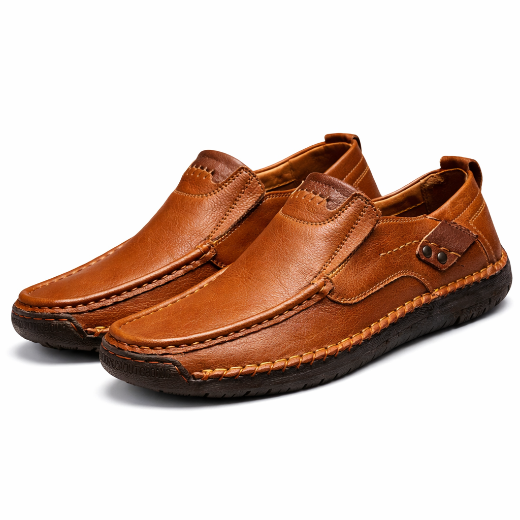 Heren Slip-on Loafers – Ademende Slip-On Italiaanse Rijschoenen