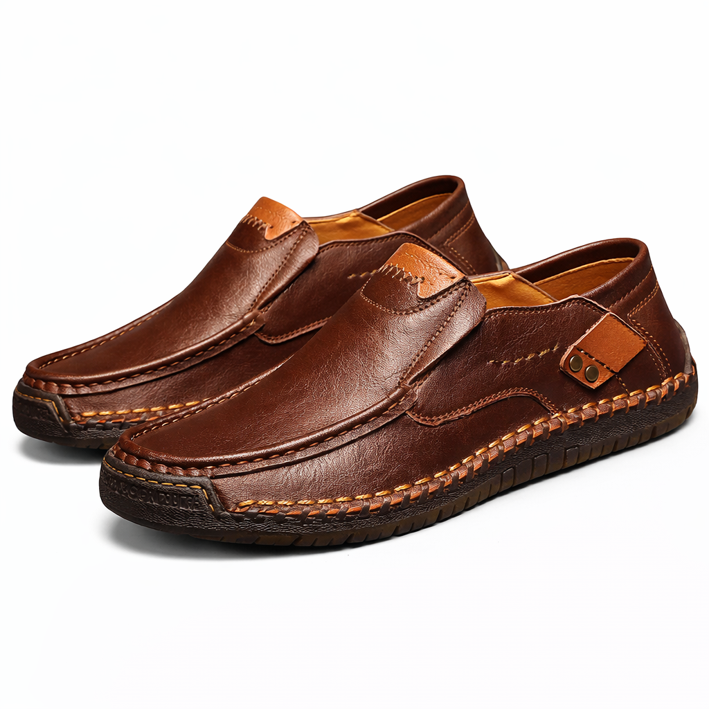 Heren Slip-on Loafers – Ademende Slip-On Italiaanse Rijschoenen
