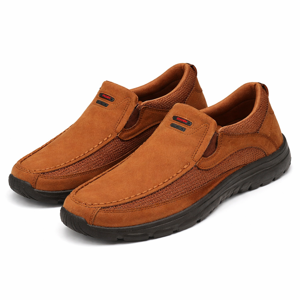 Heren Instap Loafers met Dikke Zool – Comfortabele Casual Schoenen