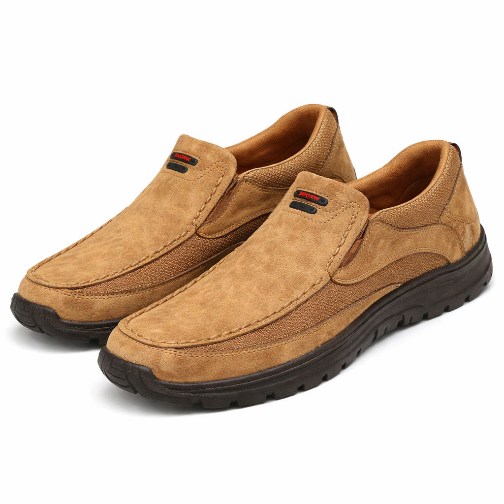 Heren Instap Loafers met Dikke Zool – Comfortabele Casual Schoenen