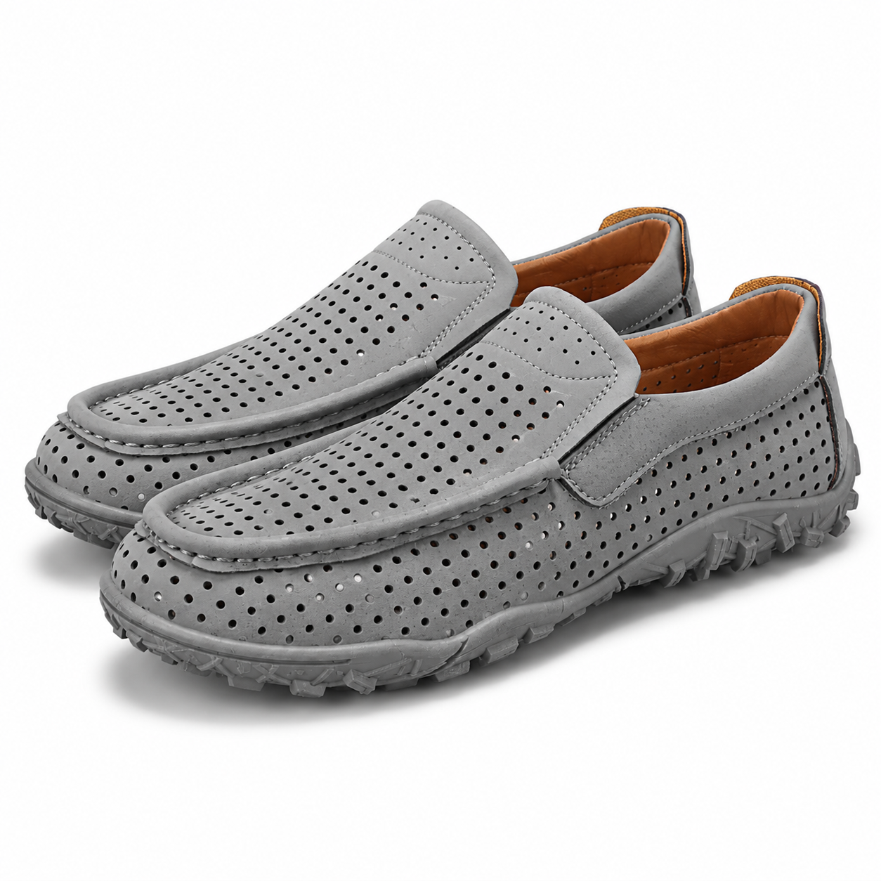 Heren Loafers Instappers Ademend Flexibel Strak Silhouet Lente Zomer
