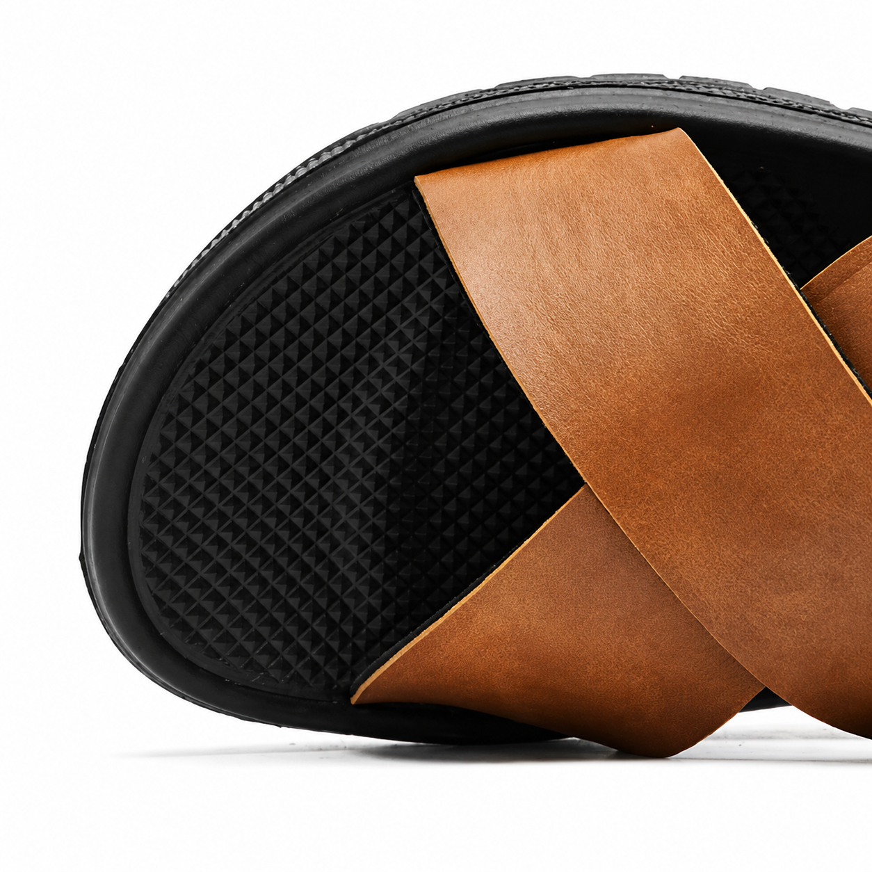 Heren Slippers Bandjes Instap Glad Antislip Zool Buiten Zomer